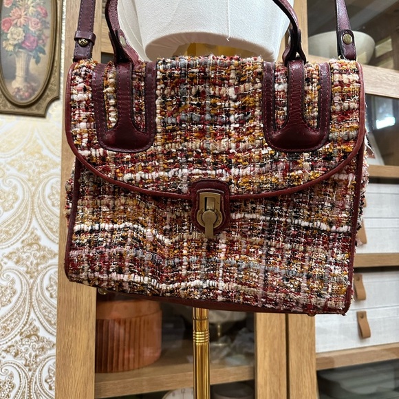 Patricia Nash Chic Multicolor Tweed Handbag - Picture 3 of 11